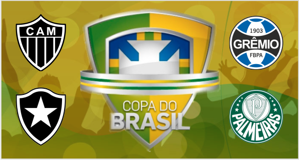 Atlético-MG, Botafogo, Grêmio e Palmeiras avançam na Copa do Barsil