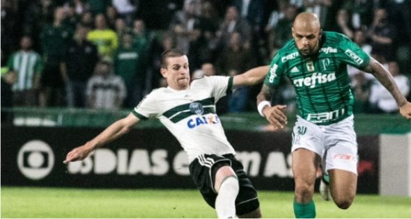 Coritiba vence, e Palmeiras – em alerta – chega a 4 jogos de seca