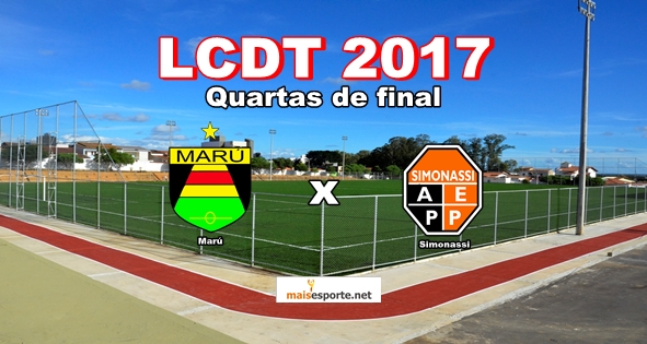Marú enfrenta Simonassi em jogo válido pelas quartas de finais da LCDT.