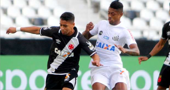 Sem torcida, futebol e gols: Vasco e Santos ficam no 0 a 0 no Engenhão