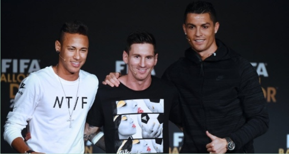 Neymar disputa com Cristiano Ronaldo e Messi prêmio de melhor do mundo