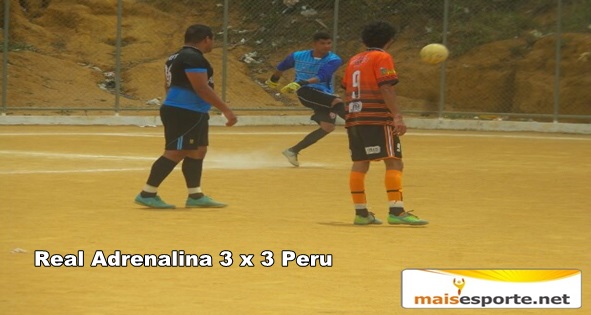 Real Adrenalina e Peru protagonizaram um grande jogo e o empate prevaleceu ao final da partida.