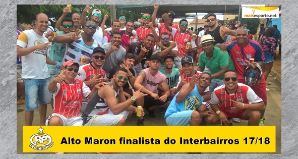 Alto Maron é o primeiro finalista do Campeonato Interbairros 2017/2018