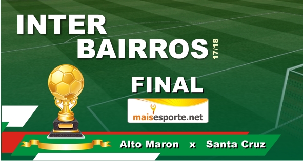 Qualificados para a grande final, Alto Maron e Santa Cruz estão preparados para decidirem o Campeonato Interbairros