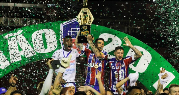 Bahia bate o Vitória no Barradão e é campeão baiano
