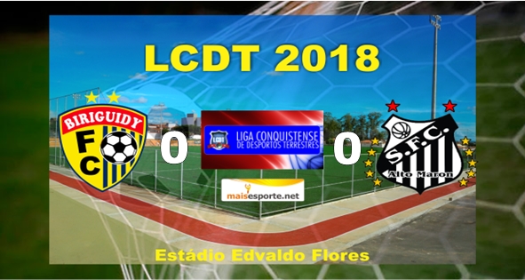 Biriguidy e Santos não saíram do empate mostrando campeonato muito disputado