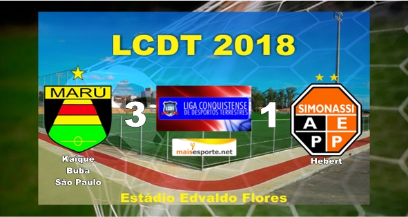 Marú saiu atrás do placar e virou a partida no segundo tempo diante do Simonassi