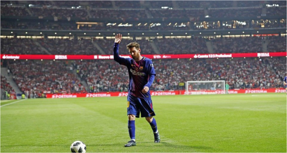 Messi desbanca Salah, assume liderança e caminha para 5ª Chuteira de Ouro