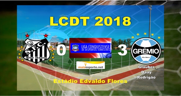 No clássico do Alto Maron deu Grêmio diante do Santos na tarde deste sábado