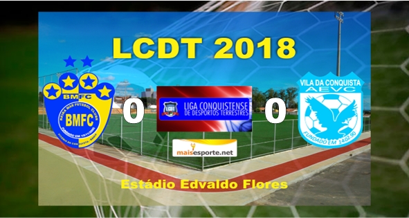 Sem muita inspiração, Beira Mar e Vila da Conquista ficaram no empate por 0 a 0