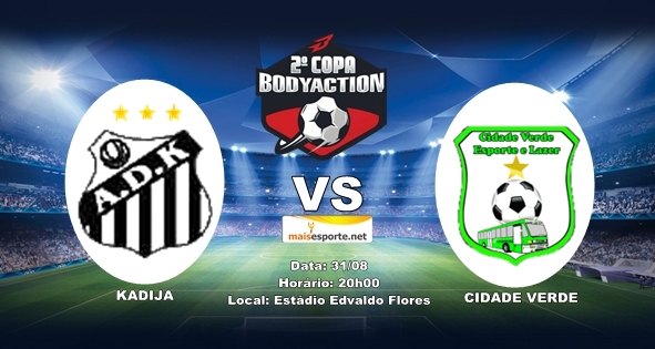 Em busca da liderança, o Kadija enfrenta a equipe da Cidade Verde pela Bodyaction