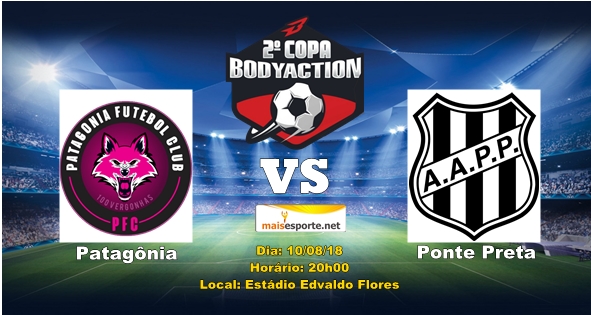 Patagônia enfrenta a Ponte Preta pela Copa Bodyaction na noite dessa sexta (10), no Edvaldo Flores