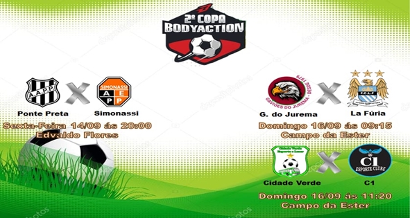 Rodada do Final de Semana pela 2° Copa Bodyaction