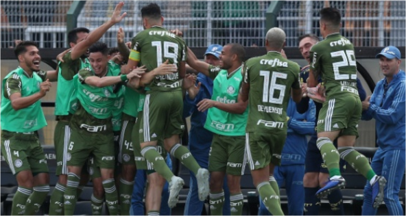 Palmeiras tem 77% de chances de ser campeão; Corinthians, 3,5% de cair