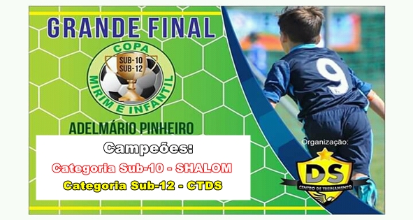 No Sub-10 Shalom é campeão e no Sub-12 CTDS quem levou o caneco do primeiro lugar