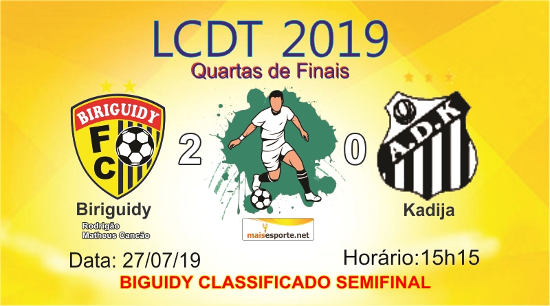 Biriguidy é primeiro semifinalista da LCDT