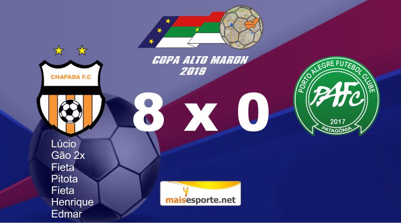 Pela Copa Alto Maron: Chapada 8 x 0 Porto Alegre